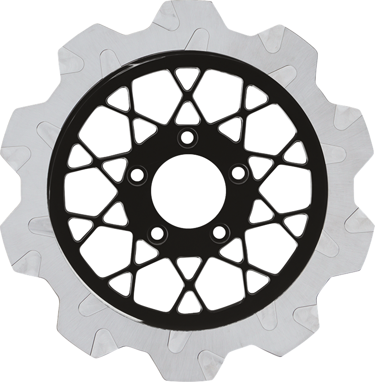 Lyndall Racing Brakes LLC Crown Cut Brake Rotor - Gemini Center - Front - 11.8" - Machined