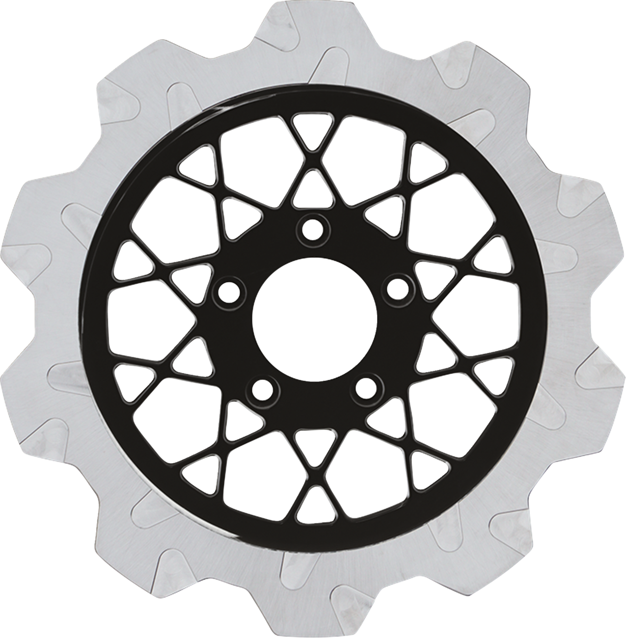 Lyndall Racing Brakes LLC Crown Cut Brake Rotor - Gemini Center - Front - 11.8" - Machined