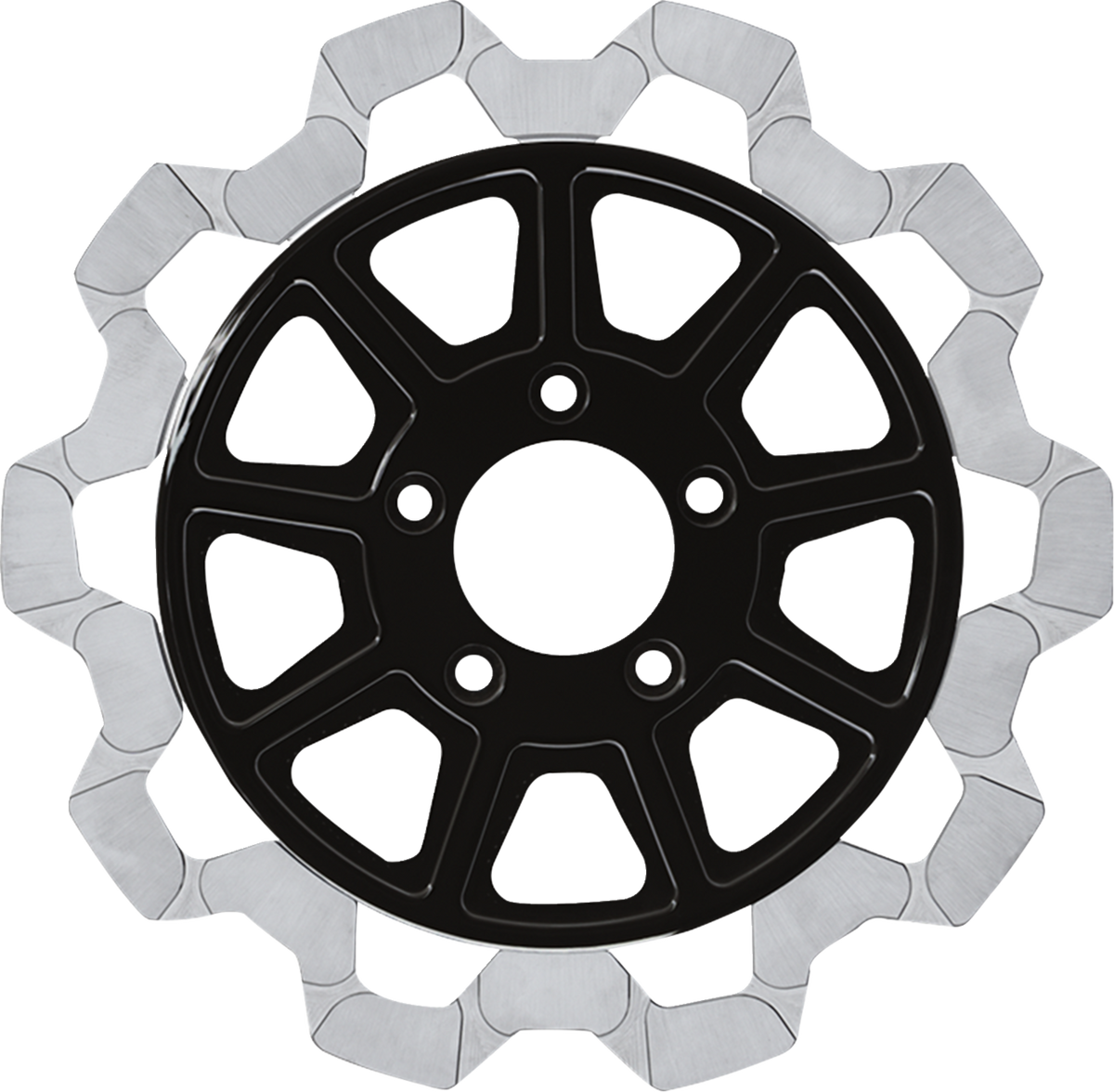 Lyndall Racing Brakes LLC Bow-Tie Brake Rotor - 9-Spoke Center - Front - 11.5" - Machined