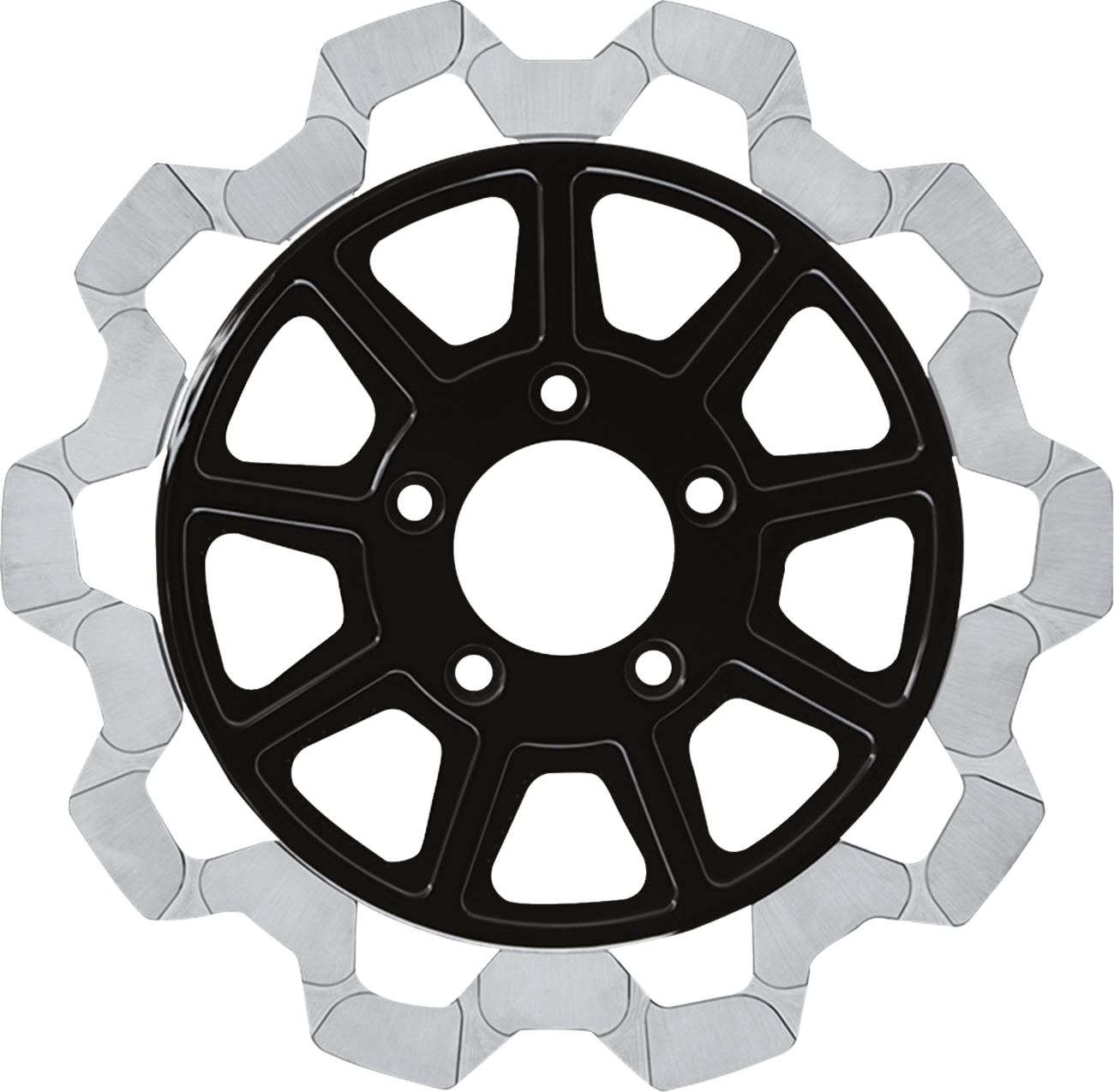 Lyndall Racing Brakes LLC Bow-Tie Brake Rotor - 9-Spoke Center - Front - 11.5" - Machined