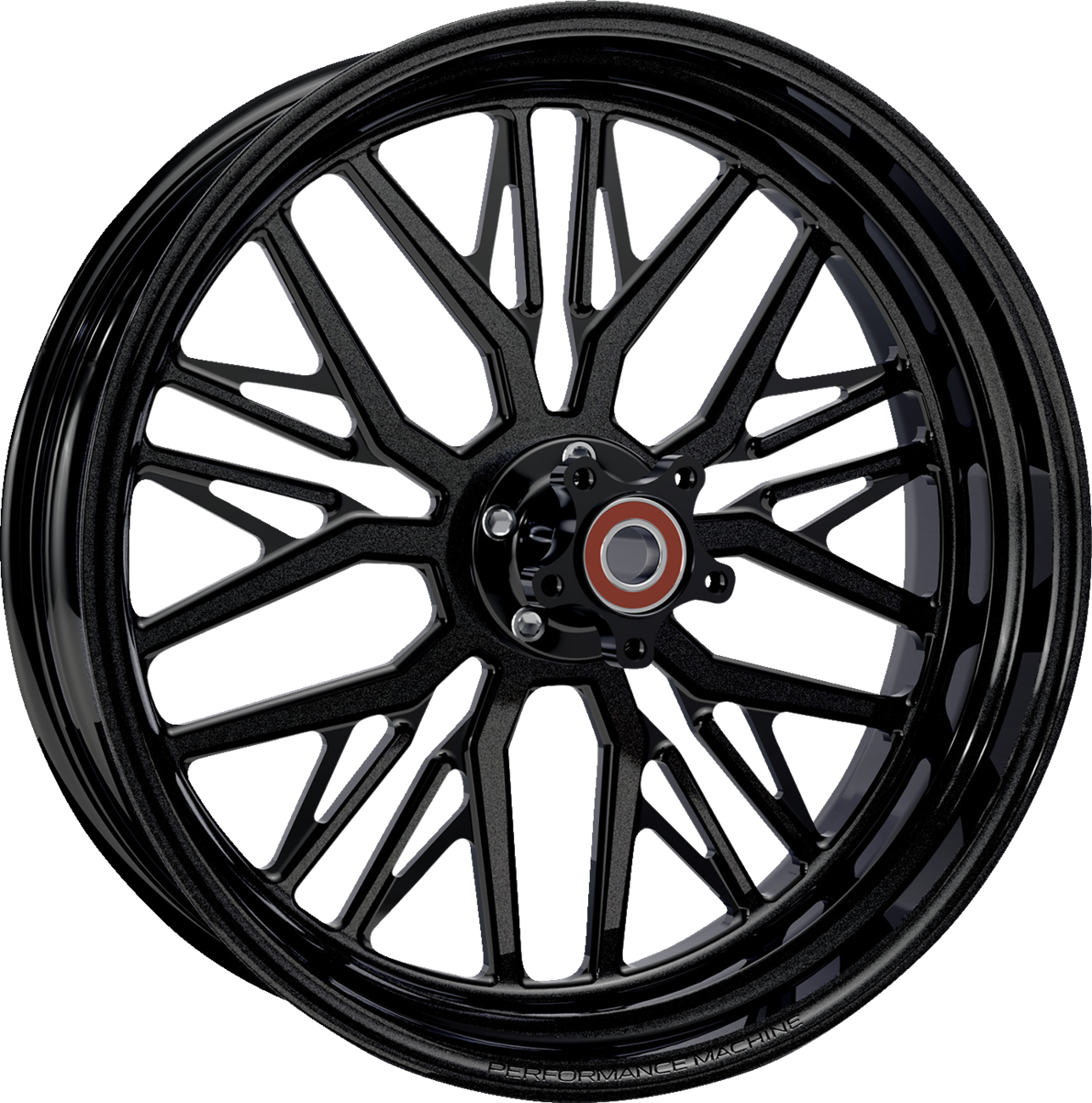 Performance Machine (PM) Wheel - Phatour - Front - Dual Disc/Without ABS - Black Ops - 18x5.5