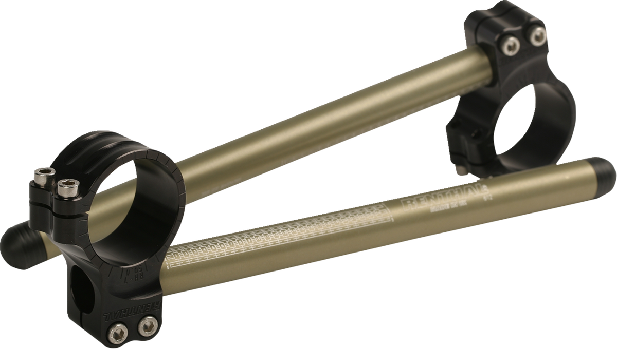 Renthal Replacement Clip-On Handlebar - Original - 53 MM - Silver