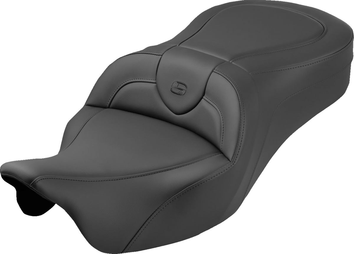 Saddlemen Roadsofa™ King Seat - Without Backrest - Plain Black Stitch - FLHTCUTG '09-'25