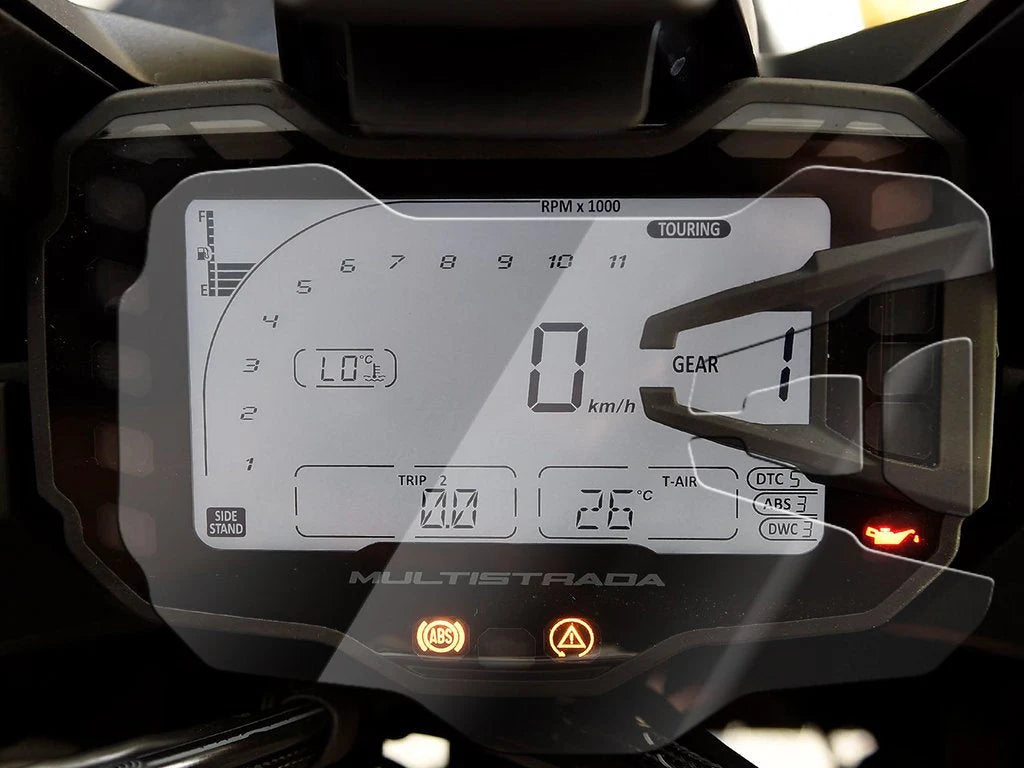 Shieldotron Ducati Multistrada 950 / 1200 / 1260 2015+ Instrument Cluster Screen Protector