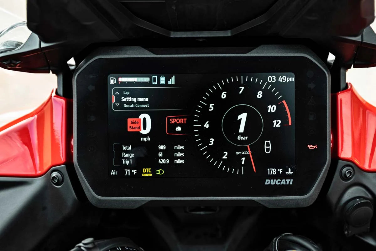 Shieldotron Ducati Multistrada V4 Instrument Cluster Screen Protector