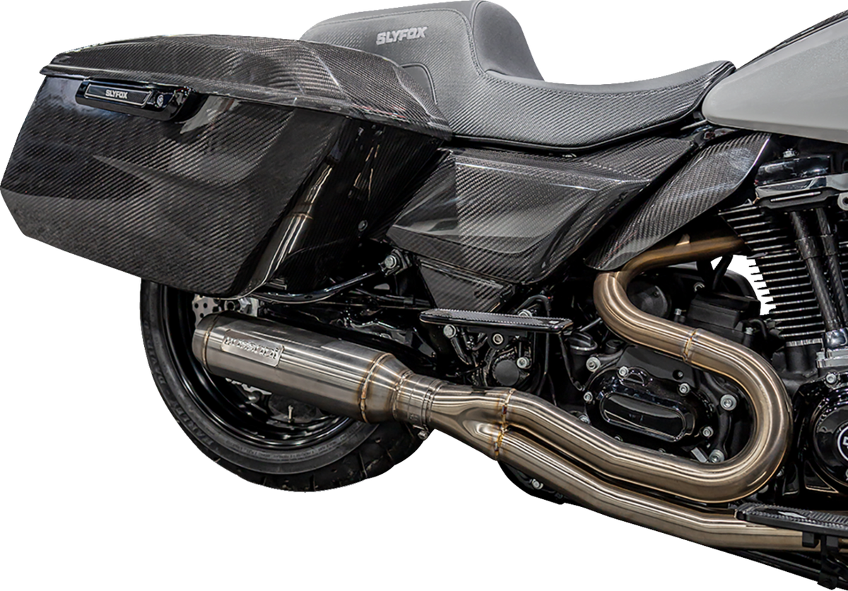 Slyfox Side Cover - Right - Carbon Fiber/Gloss - HD Softail '20-'23