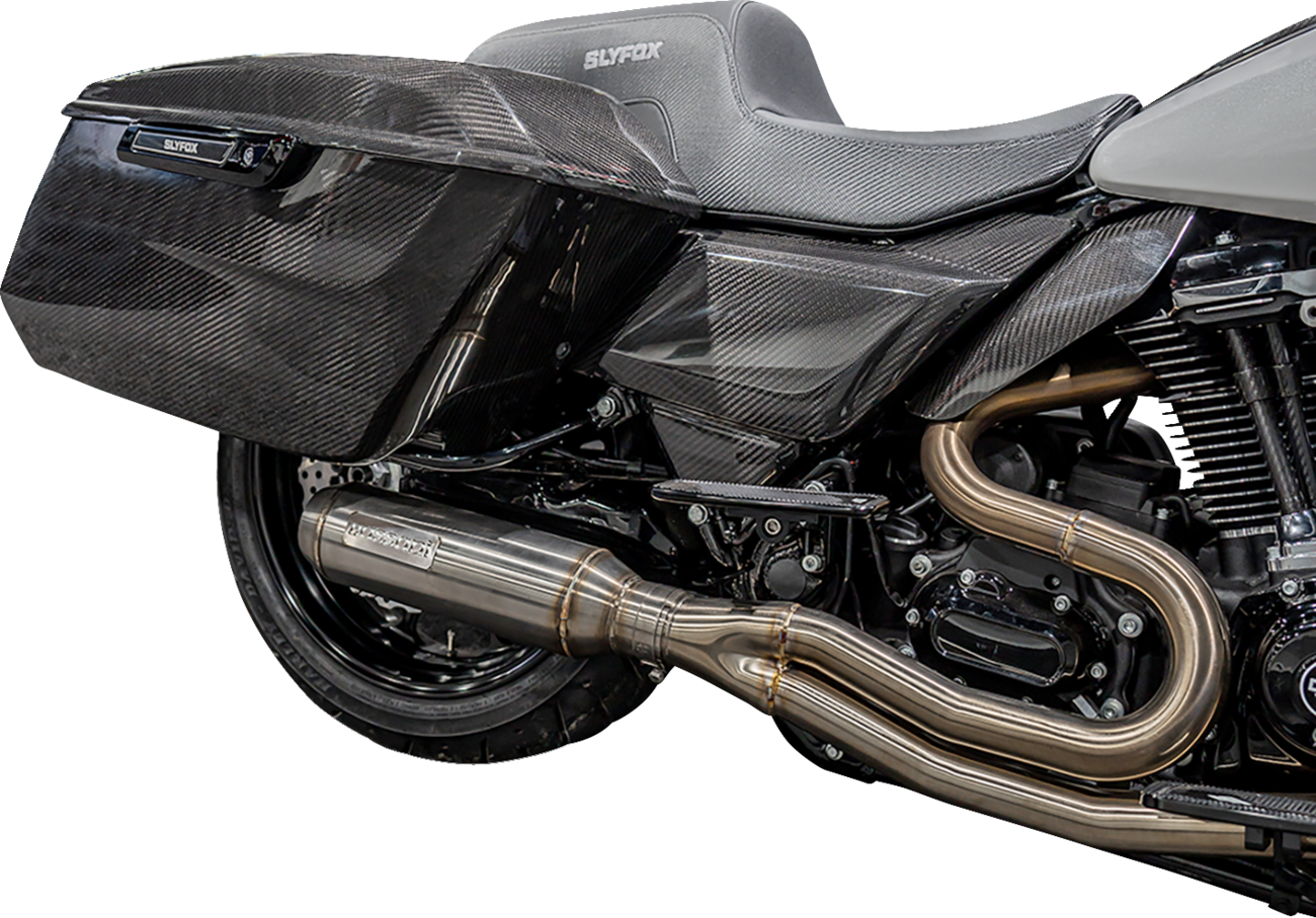 Slyfox Side Cover - Right - Carbon Fiber/Gloss - HD Softail '20-'23
