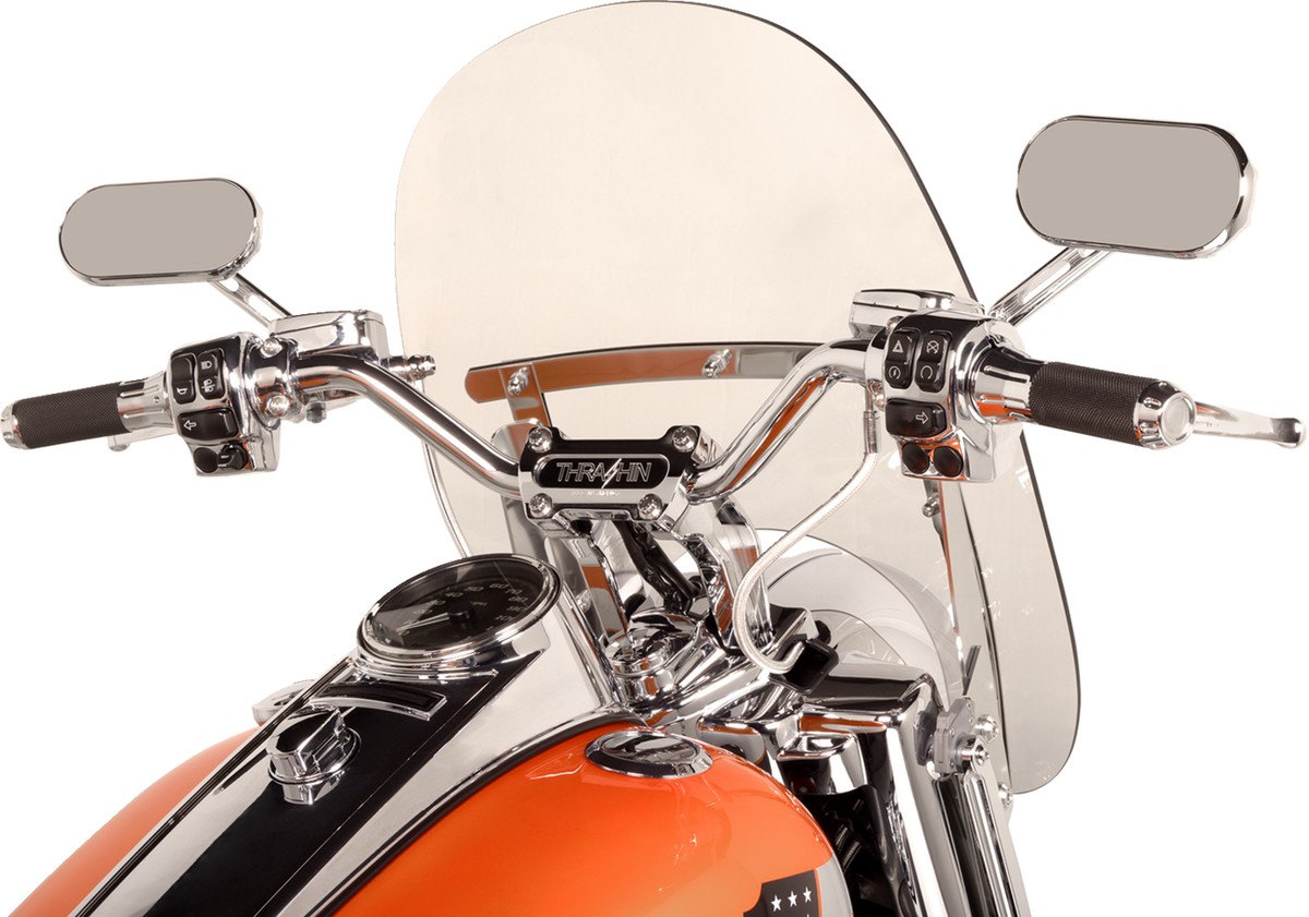 Thrashin Supply CO. Handlebar Risers - Pull Back - 6-1/2" - Chrome