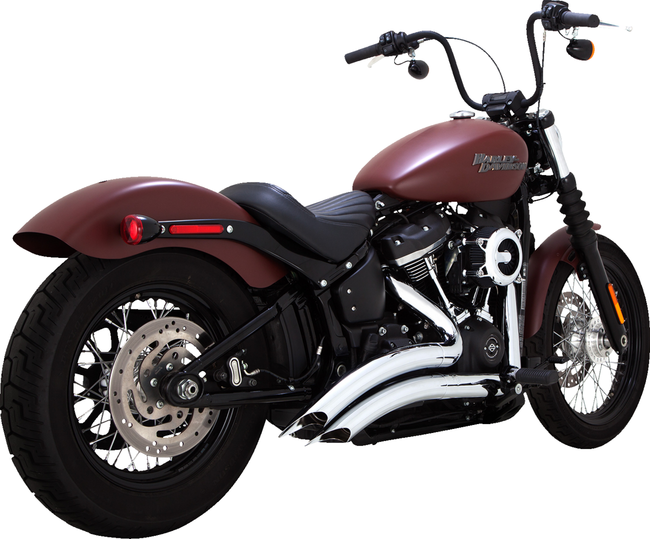 Vance & Hines Big Radius Exhaust System - Chrome