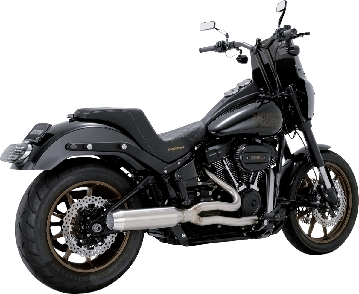 Vance & Hines 2-Into-1 Gaslighter Exhaust System - Brushed - M8 Softail