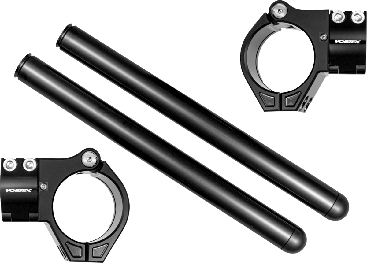 Vortex Clip-On Handlebar - 55 MM - 7° - Zero Offset - Black