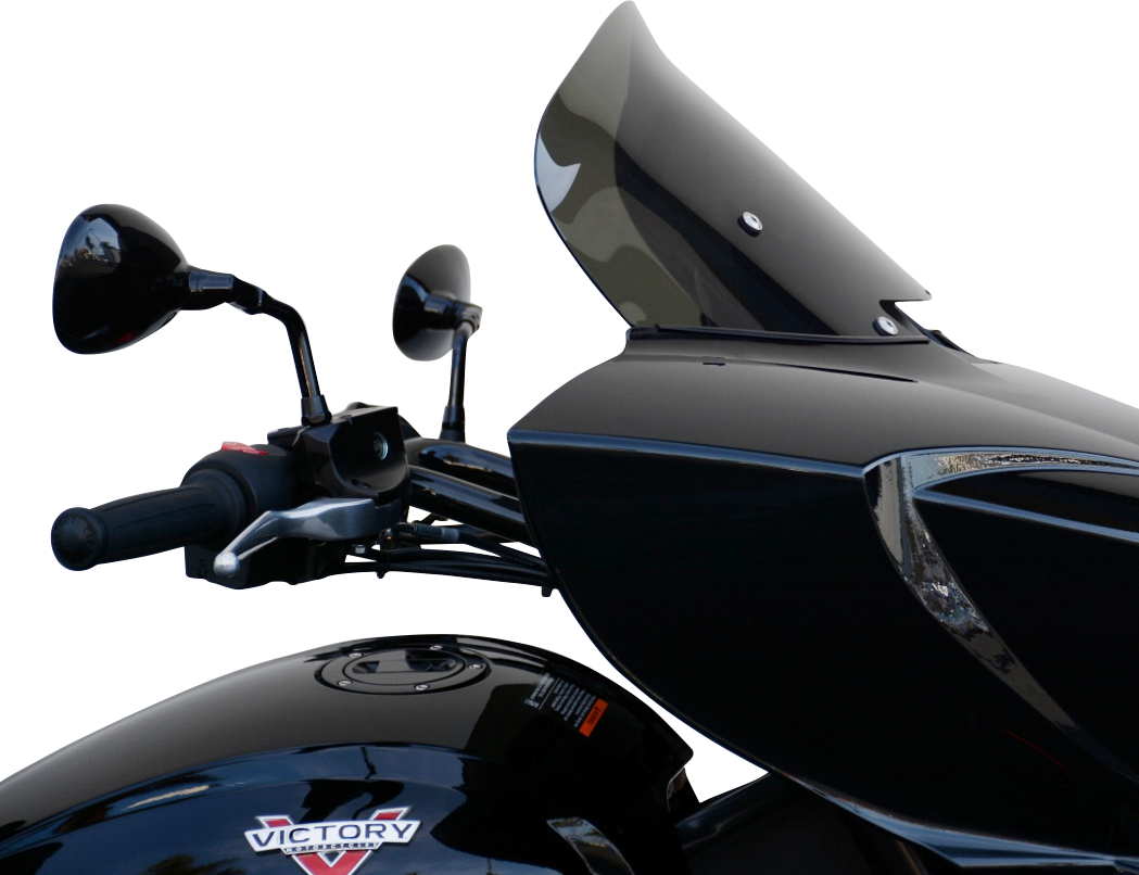 Wind Vest Windshield - Dark Smoke - 12" - Victory