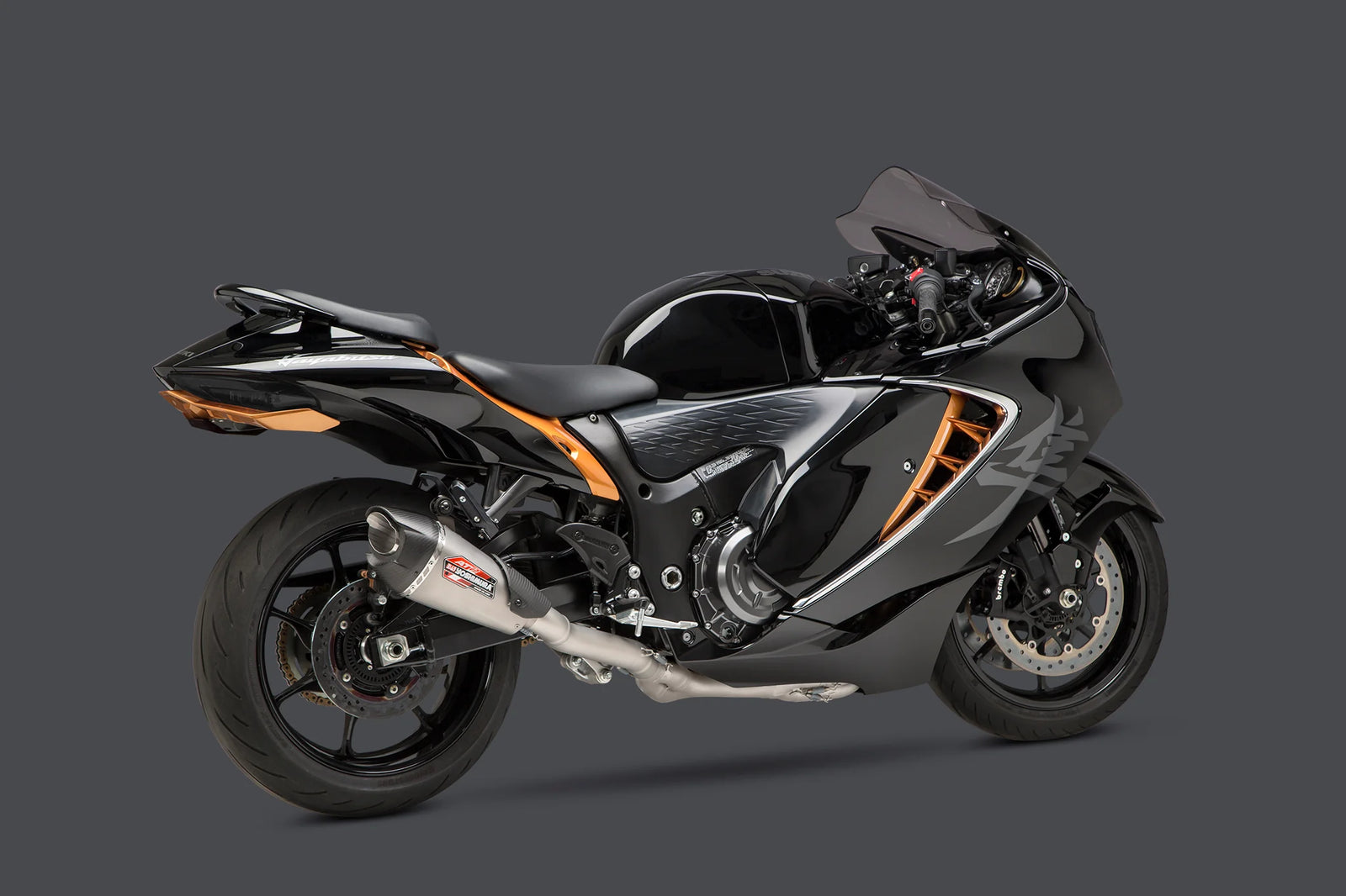 Yoshimura Hayabusa 2022-26 Race AT2 Stainless Full Exhaust, W/ Stainless Muffler