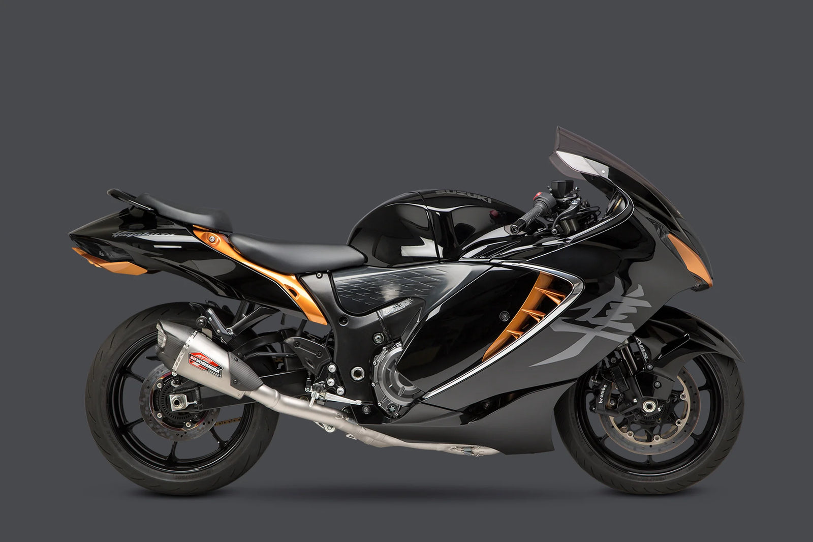 Yoshimura Hayabusa 2022-26 Race AT2 Stainless Full Exhaust, W/ Stainless Muffler