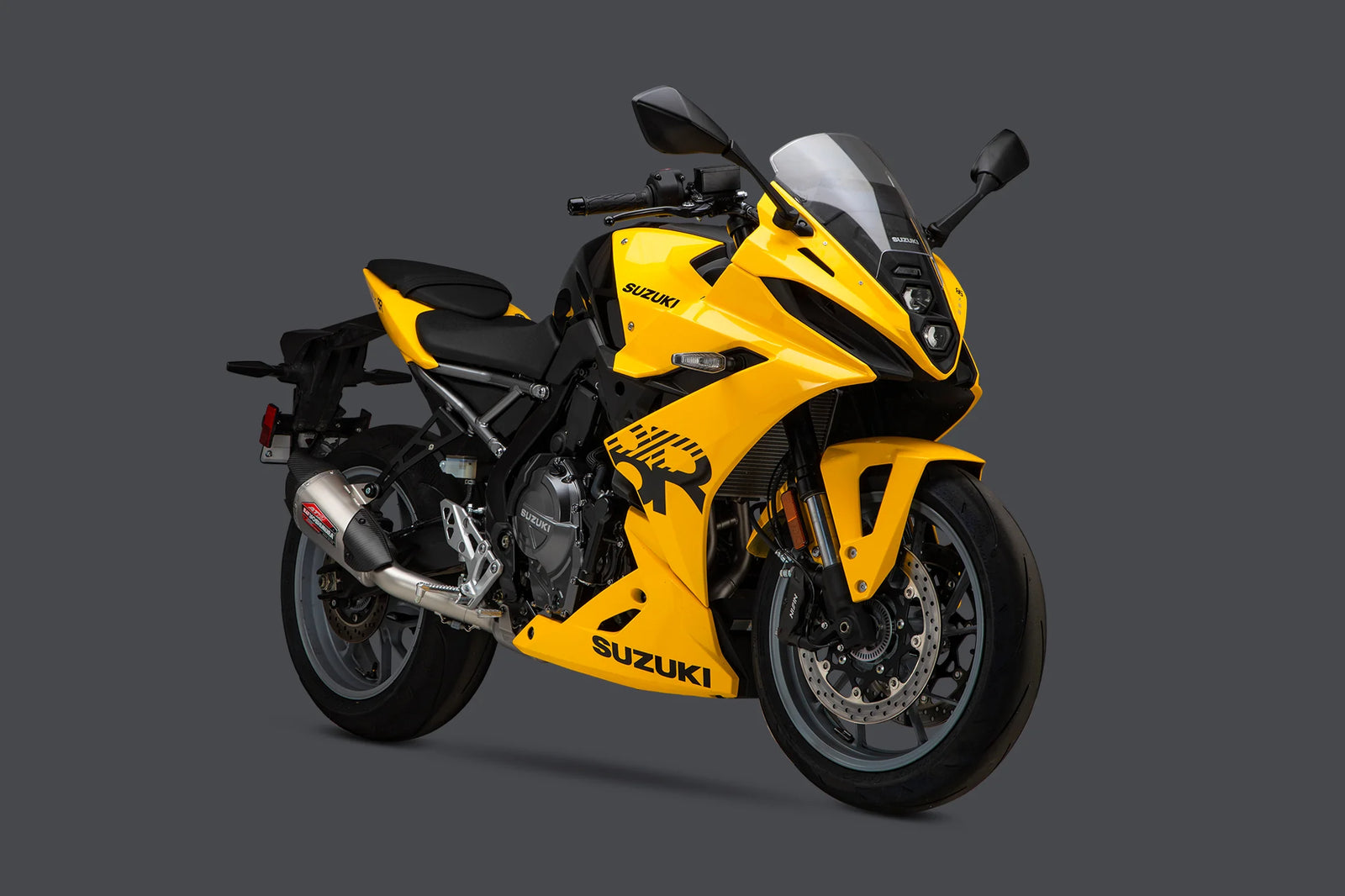 Yoshimura GSX-8S/R/T/TT 23-26 AT2 Stainless Full Exhaust, W/ Stainless Muffler