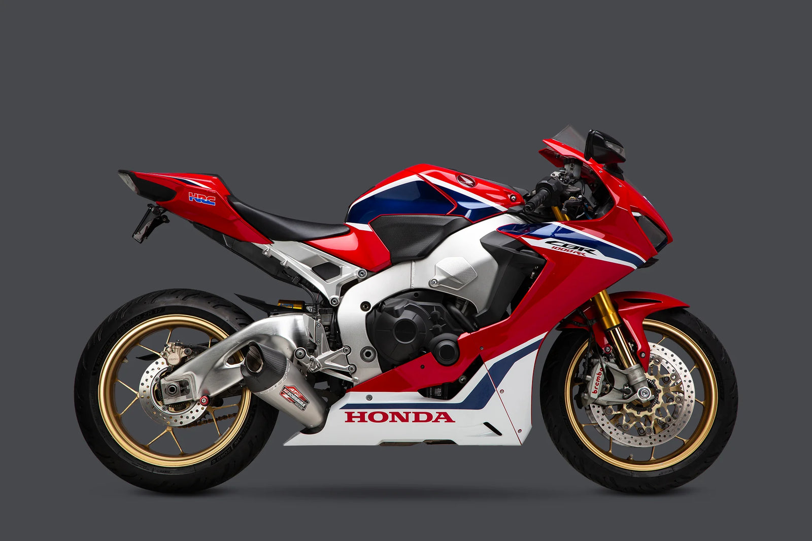 Yoshimura CBR1000RR/SP/SP2 17-26 AT2 Stainless Slip-On Exhaust, W/ Stainless Muffler