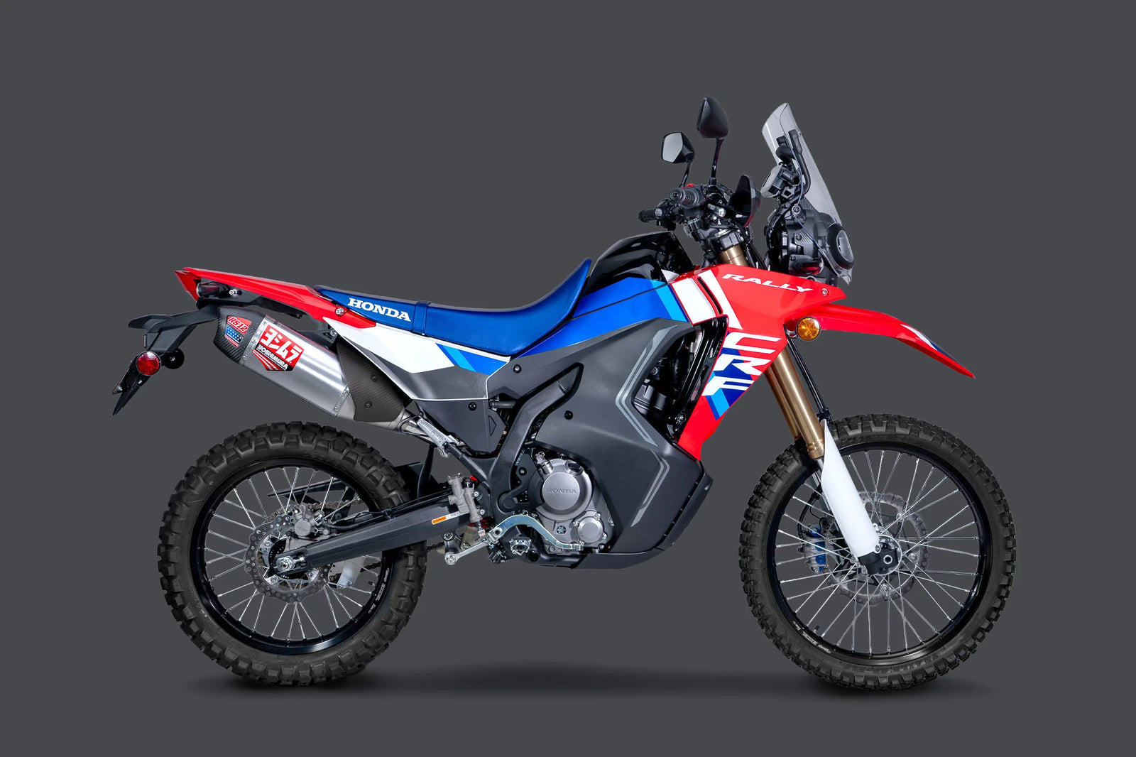 Yoshimura CRF300L/Rally 21-26 Race RS-12 Stainless Full Exhaust, W/ Stainless Muffler