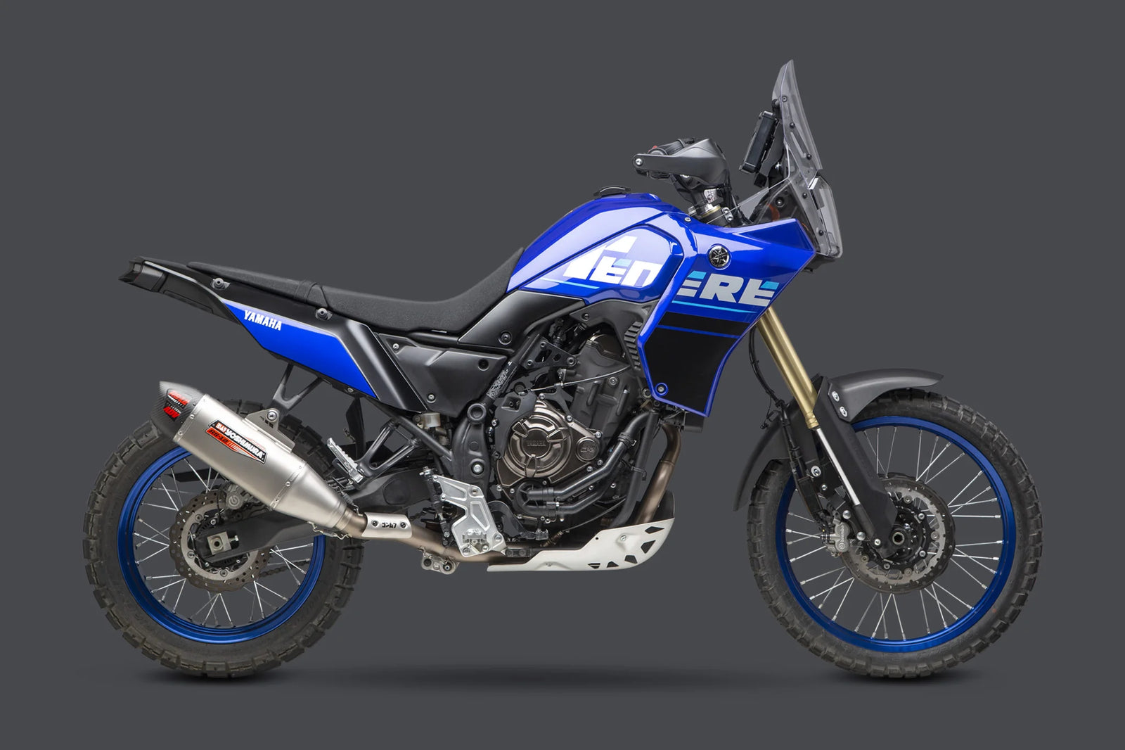 Yoshimura TENERE 700 21-26 RS-12 Stainless Full Exhaust, W/ Stainless Muffler