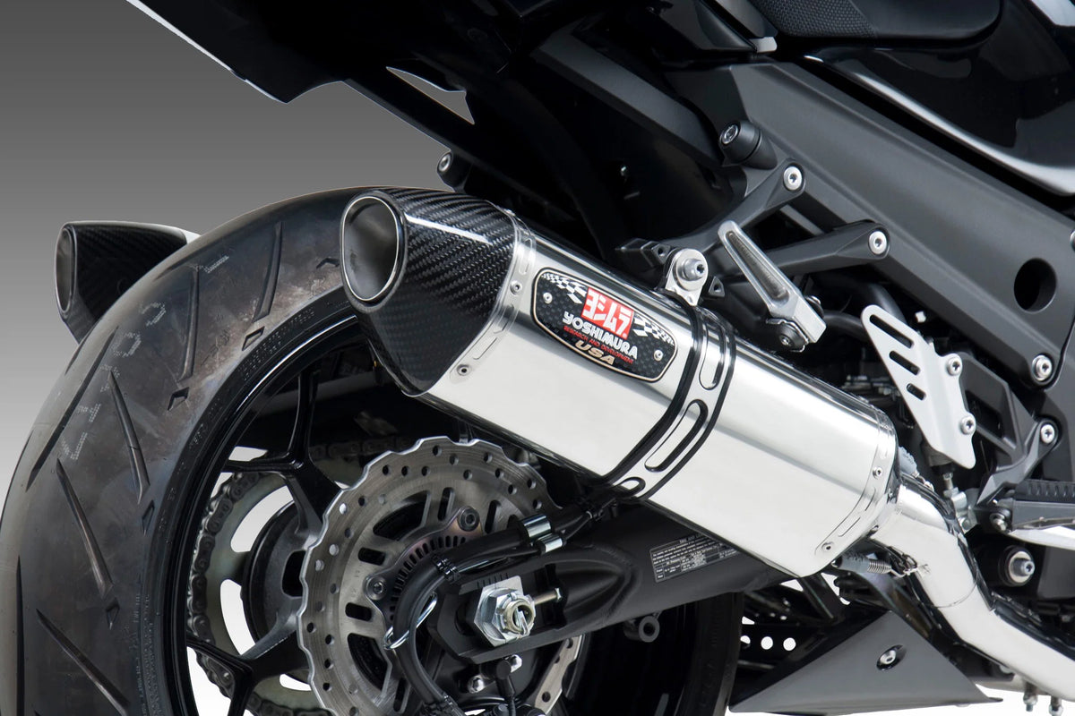 Yoshimura ZX-14R 12-25 R77 Dual Slip-On Exhaust / Stainless Mufflers