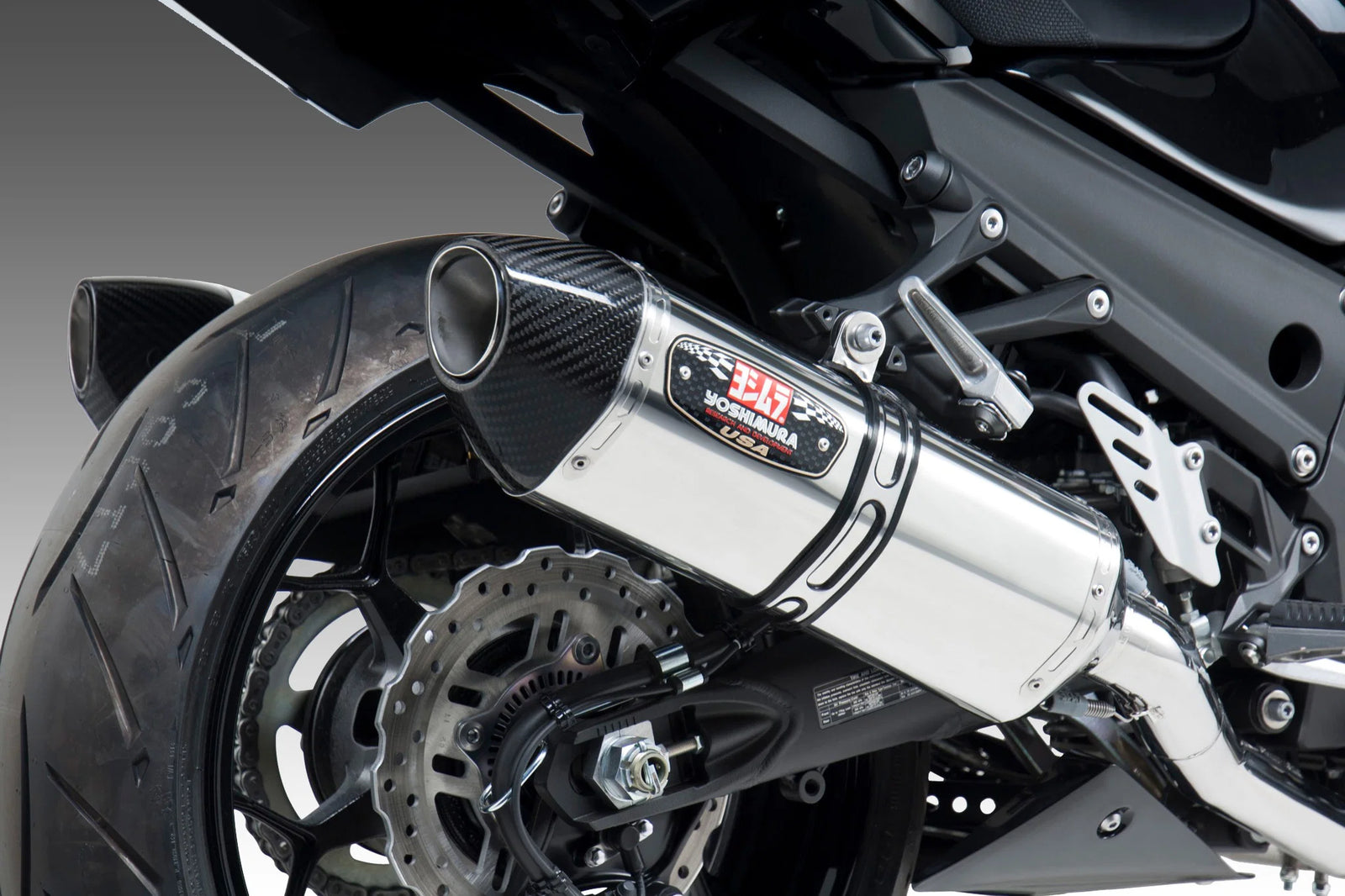 Yoshimura ZX-14R 12-25 R77 Dual Slip-On Exhaust / Stainless Mufflers