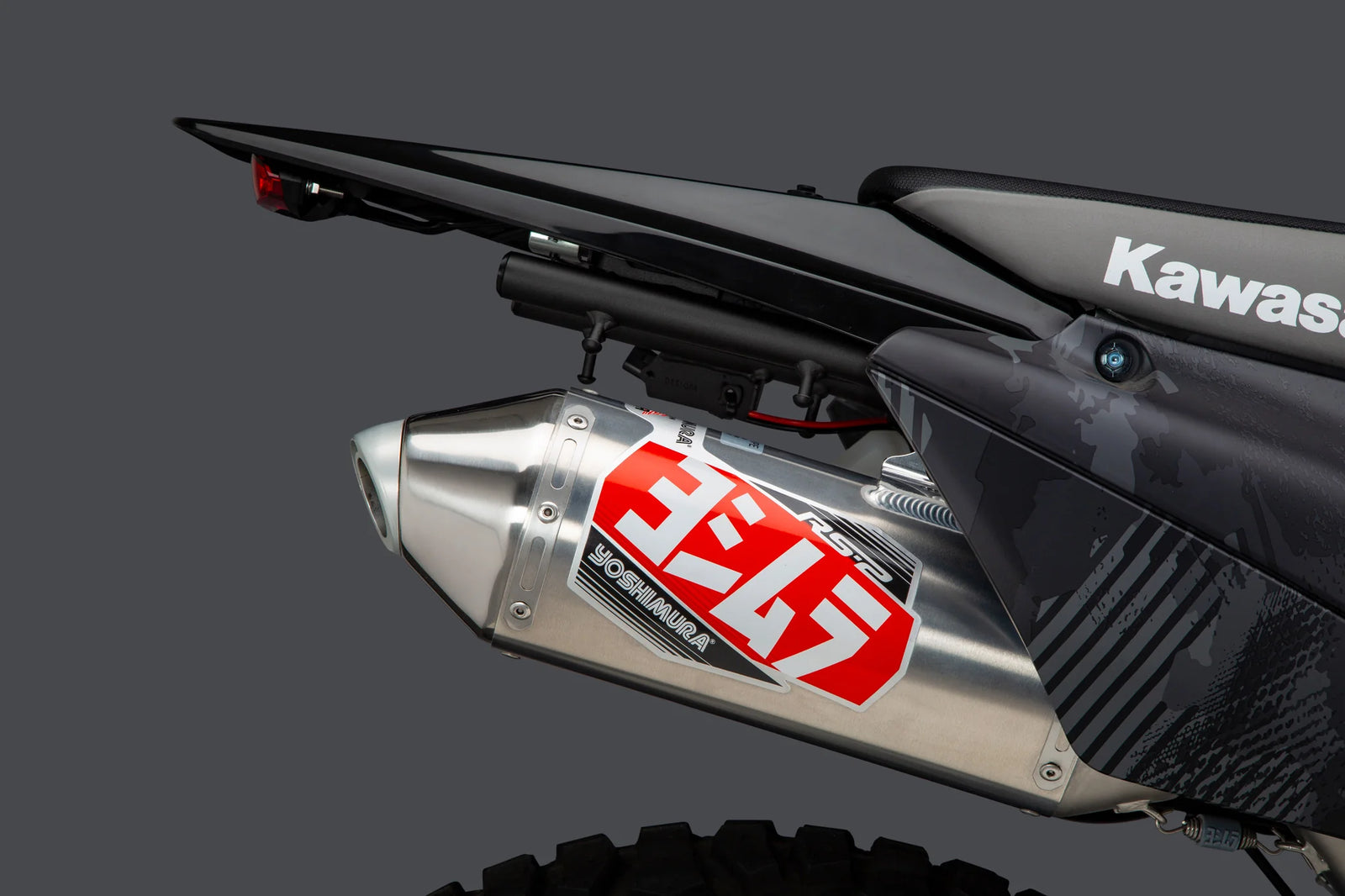 Yoshimura KLX250S/SF 09-20 / KLX300S/SM 21-26 RS2 Slip-On Exhaust / Aluminum Muffler