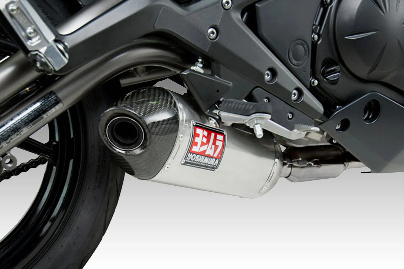 Yoshimura NINJA 650 12-16 Race RS-4S Stainless Full Exhaust, W/ Stainless Muffler
