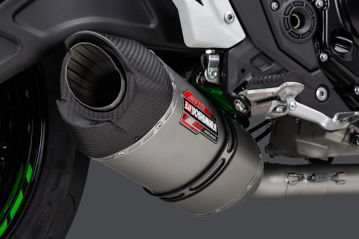 Yoshimura NINJA/Z 650 17-26 Race AT2 Stainless Full Exhaust, W/ Stainless Muffler