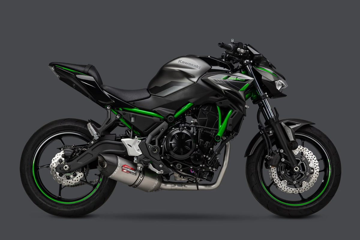 Yoshimura NINJA/Z 650 17-26 Race AT2 Stainless Full Exhaust, W/ Stainless Muffler