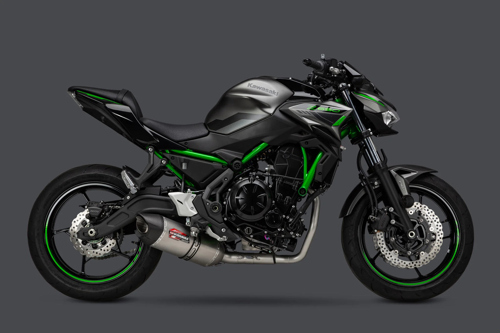 Yoshimura NINJA/Z 650 17-26 Race AT2 Stainless Full Exhaust, W/ Stainless Muffler