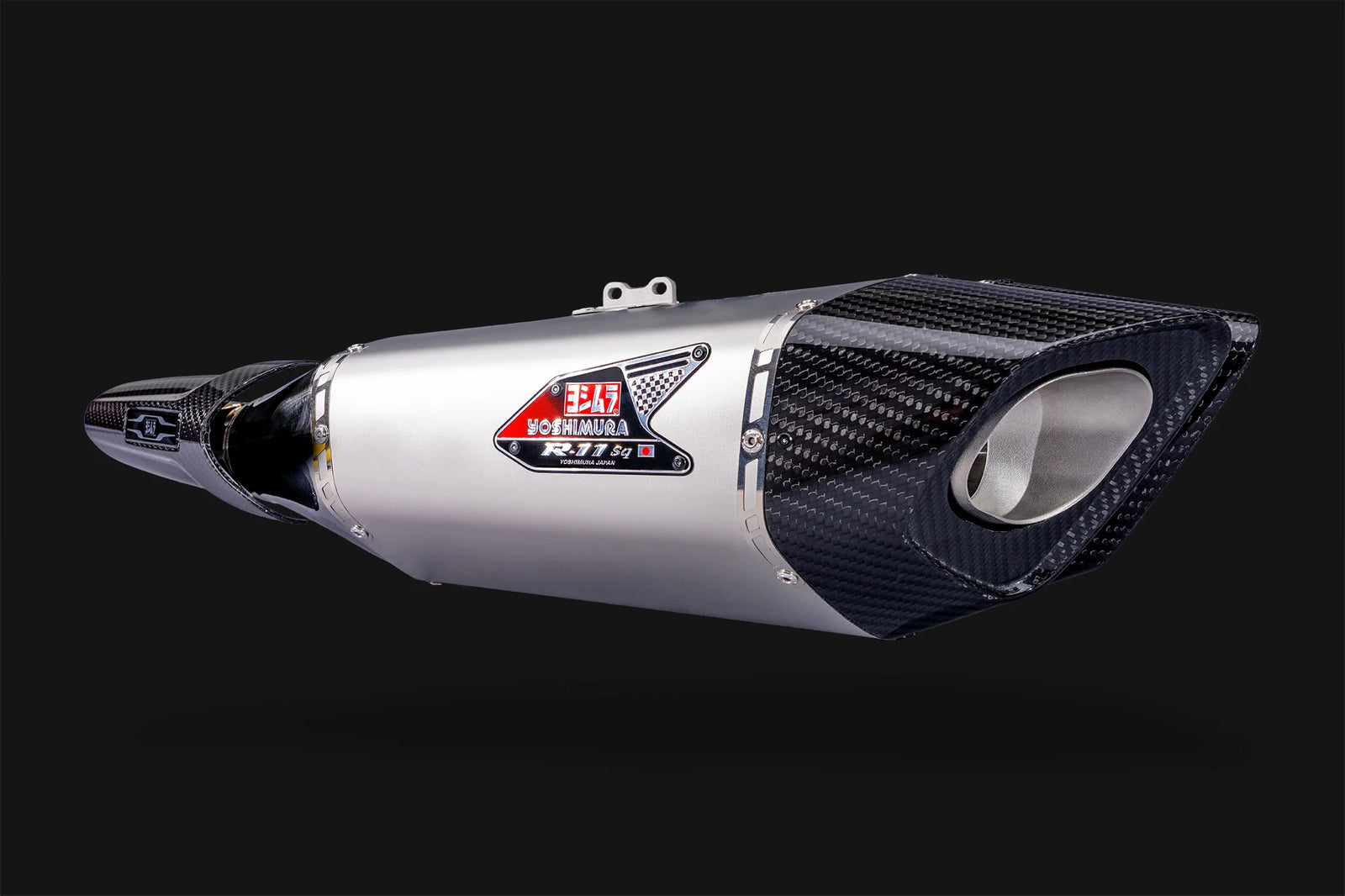 Yoshimura HAYABUSA 2021-26 Race R-11sq-R Dual Stainless Slip-On Exhaust, W/ Stainless Mufflers
