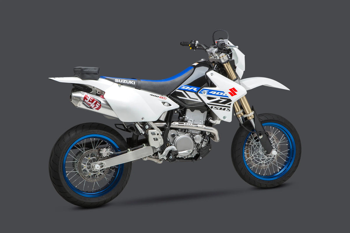 Yoshimura DR-Z400S/SM 00-24 RS-2 Stainless Full Exhaust, W/ Aluminum Muffler