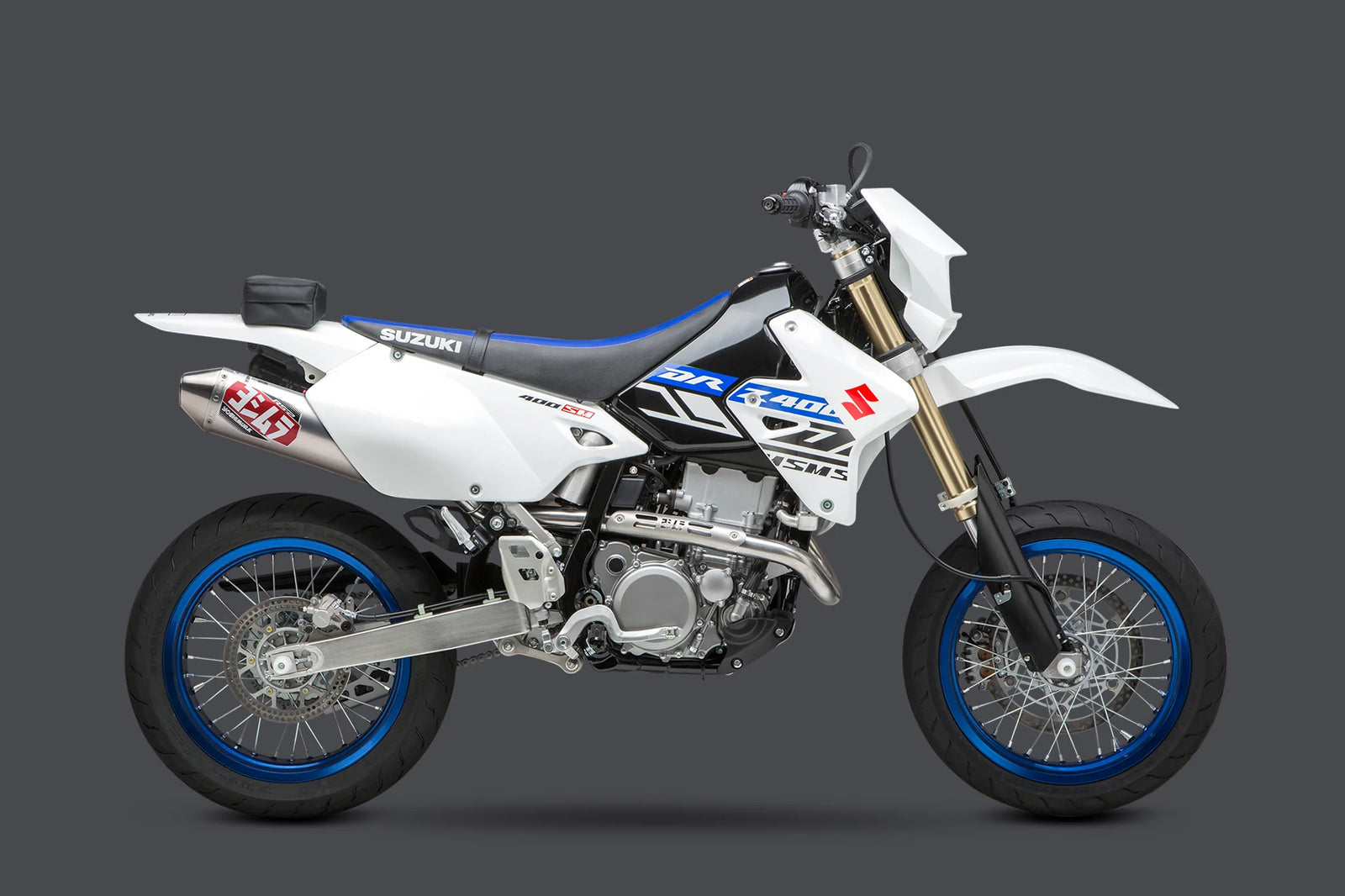 Yoshimura DR-Z400S/SM 00-24 RS-2 Stainless Full Exhaust, W/ Aluminum Muffler