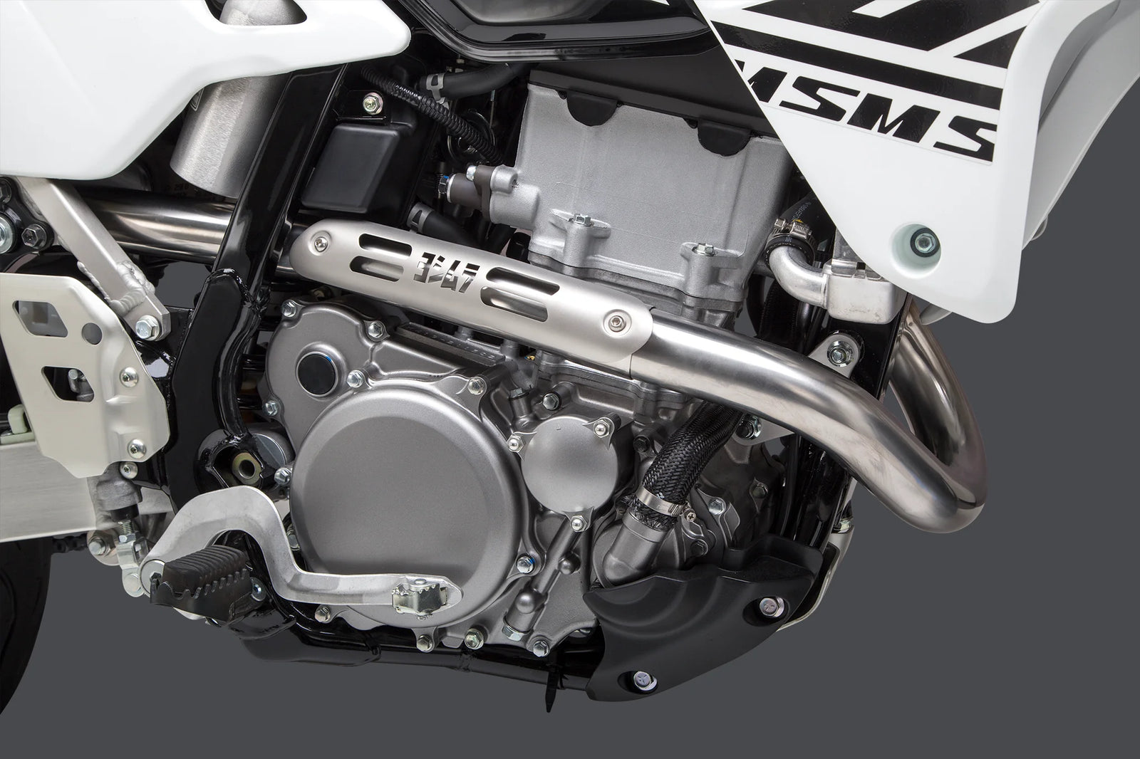 Yoshimura DR-Z400S/SM 00-24 RS-2 Stainless Full Exhaust, W/ Aluminum Muffler