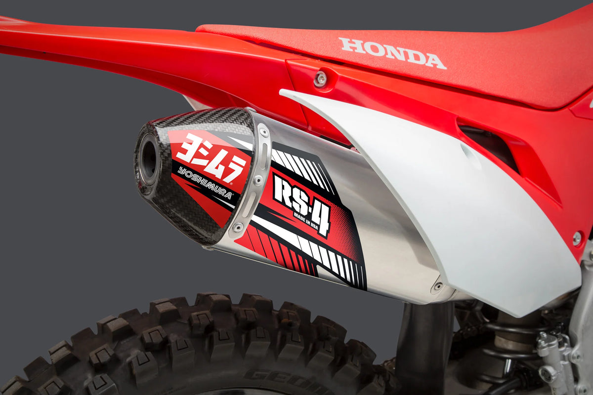 Yoshimura CRF450X 19-26 RS4 Full Exhaust / Aluminum Muffler