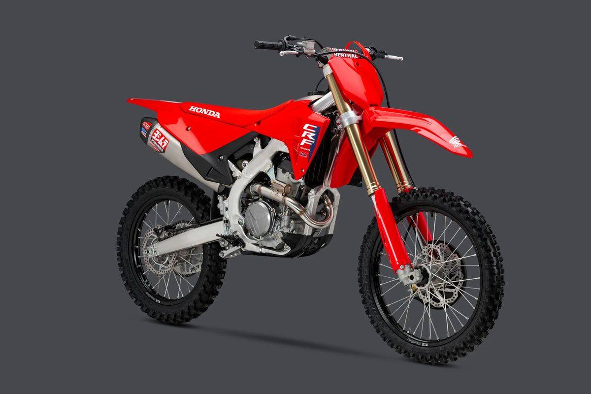 Yoshimura CRF250R/RX 25-27 RS-12 Stainless Full Exhaust, W/ Stainless Muffler