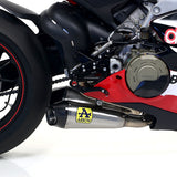 Arrow Works Titanium Slip-On Exhaust for Panigale V4 / V4S / Speciale