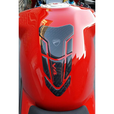 Ducati Performance Black Logo Tank Protector Pad for V4 V4S V4R