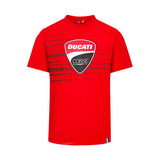 Ducati Corse Stripes Official MotoGP Race Team T-Shirt - Red