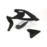 Fullsix Carbon Fiber Swingarm Guard Cover with Shark Fin for Ducati Panigale V2