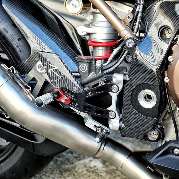 LighTech R Series Adjsutable Rear Sets for BMW S1000RR 2019 2020 K67