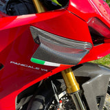 Motomillion 3D Italian Flag Wing Winglet Stickers for Panigale V4 V4S V4R