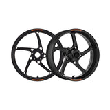 OZ Racing Piega R Forged Aluminum Wheel Set Anodized Black for BMW S1000RR / HP4
