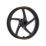 OZ Racing Piega R Forged Aluminum Wheel Set Anodized Black for Yamaha R1 / R1S / R1M