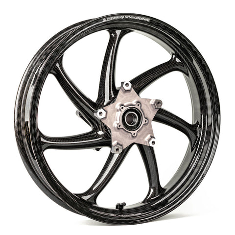 Thyssenkrupp Braided Carbon Fiber Wheel Set for Yamaha R1 R1M R1S